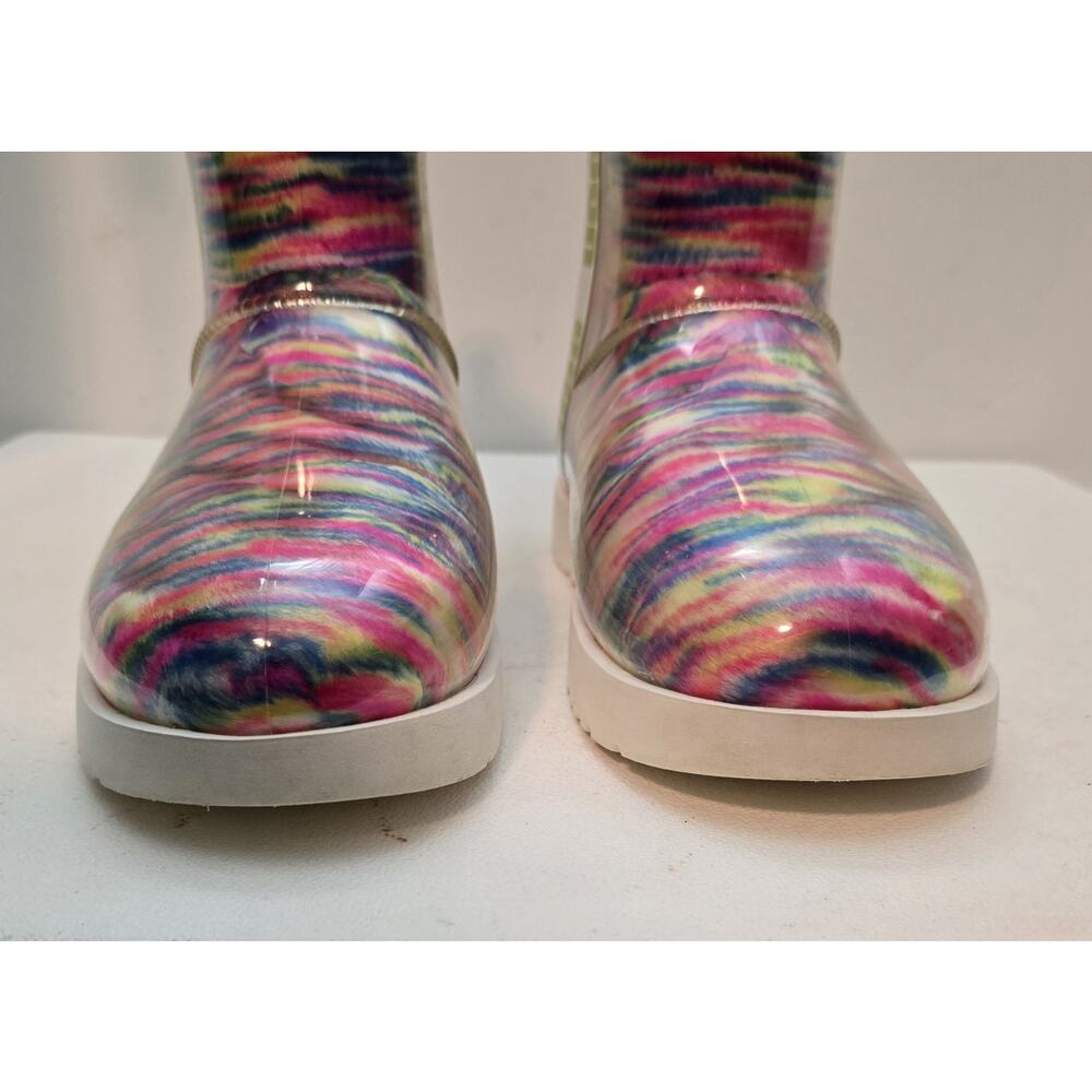 UGG Classic Clear Mini II Pixelated Women’s Boots Winter Casual Size 9 - Picture 4 of 11